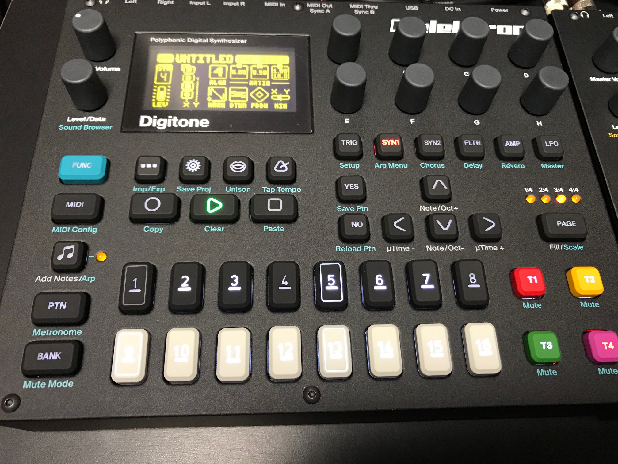 生産完了商品 Elektron digitone デッキセーバー付 エレクトロン