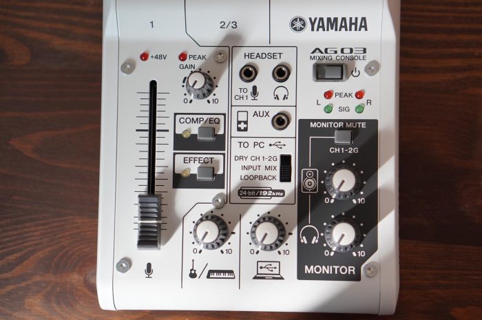 Yamaha Ag03のレビュー 配信の定番 音質はどう 比較音源ありマス Dtm Driver