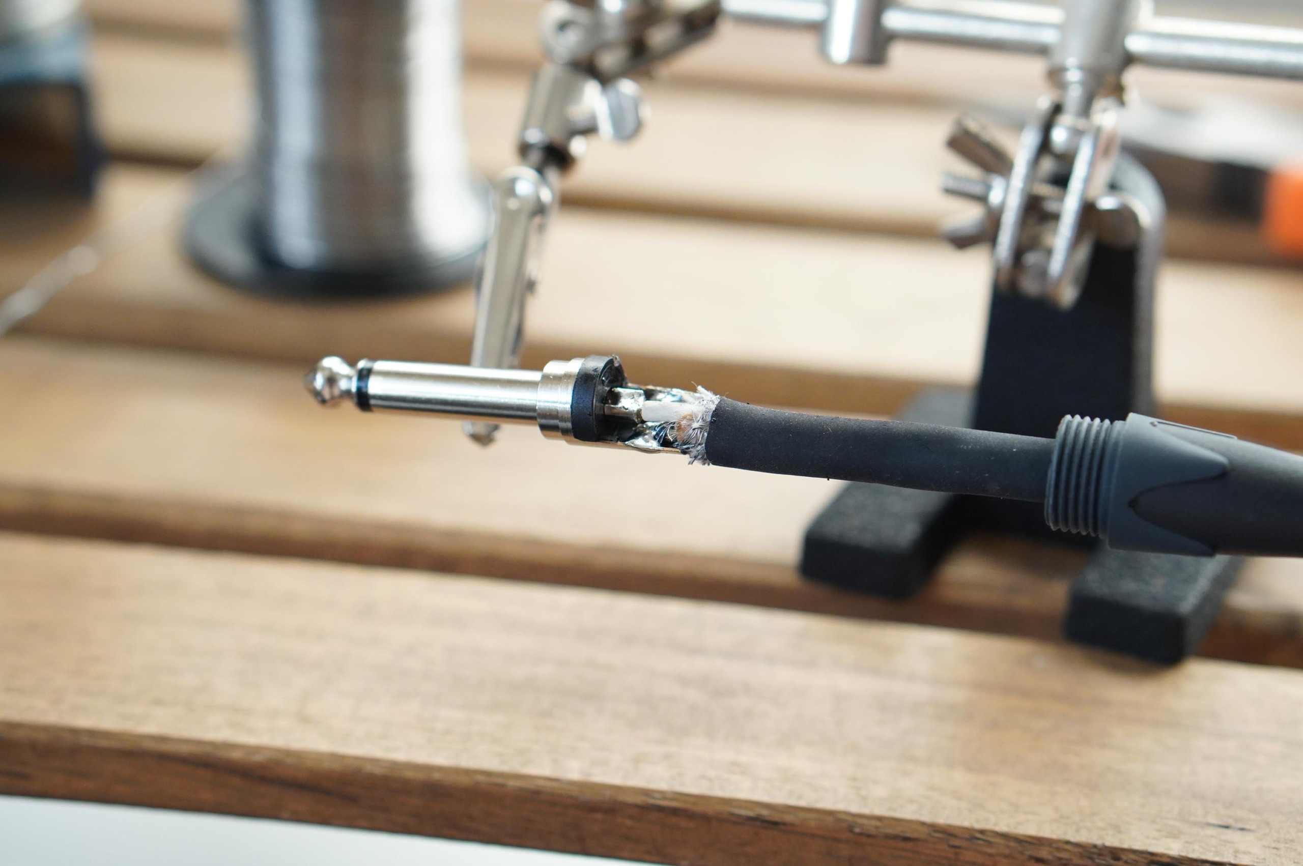 シールド 自作 プラグ はんだフラットアダプタ 6 35mmステレオフォンプラグ Wuernine 4個 直角 90度